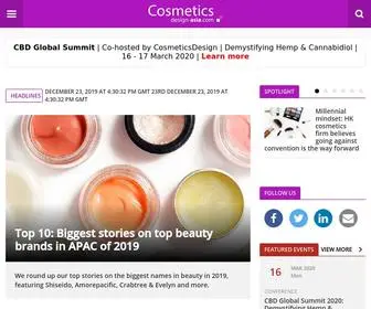Cosmeticsdesign-Asia.com(Cosmetics Design Asia) Screenshot