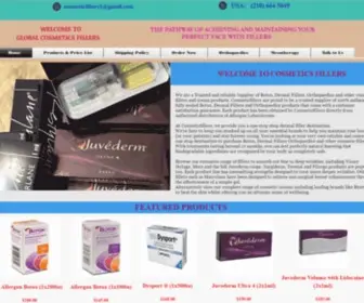 Cosmeticsfillers.com(Buy Botox & Dermal Fillers Online) Screenshot