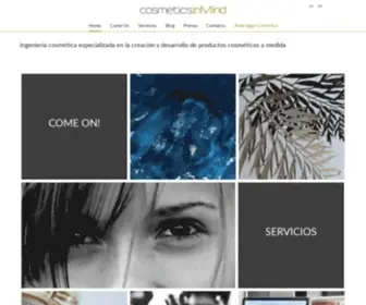 Cosmeticsinmind.com(Home) Screenshot