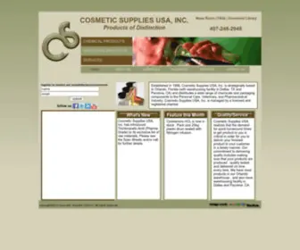 Cosmeticsuppliesusa.com(Cosmetic Supplies USA) Screenshot