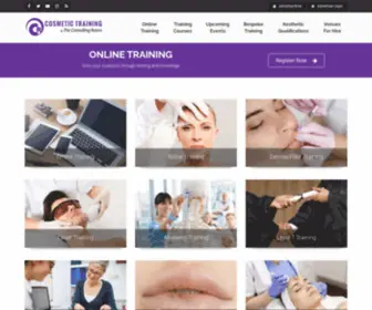 Cosmetictraining.co.uk(Botox Training Courses in the UK) Screenshot