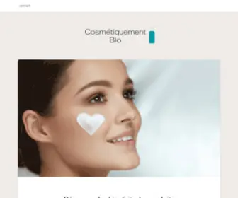 Cosmetiquement-Bio.fr(Cosmétiquement Bio) Screenshot