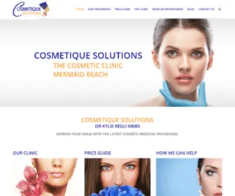 Cosmetiquesolutions.com(Gold Coast Cosmetic Clinic) Screenshot