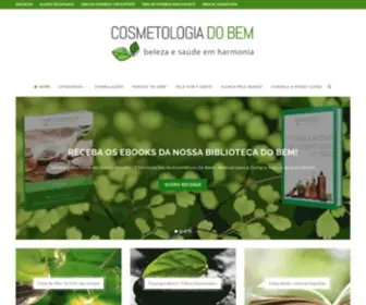 Cosmetologiadobem.com.br(Cosmetologia Do Bem) Screenshot