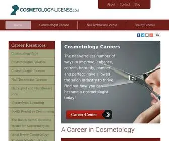 Cosmetology-License.com(Cosmetology License) Screenshot