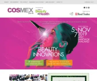 Cosmexshow.com(COSMEX 2022) Screenshot