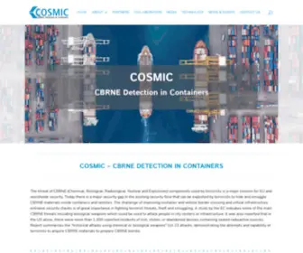 Cosmic-CBrne.eu(CBRNE Detection in Containers) Screenshot