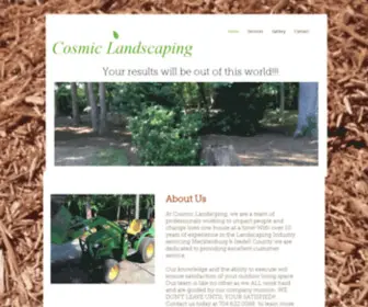 Cosmic-Landscaping.com(Landscape-gardener-r) Screenshot