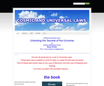 Cosmicanduniversallaws.com(Cosmicanduniversallaws) Screenshot