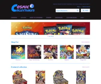 Cosmiccollectables.co.uk(Cosmic Collectables UK) Screenshot