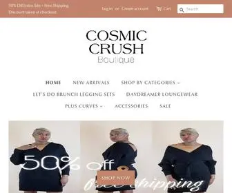 Cosmiccrushboutique.com(Cosmic Crush Boutique) Screenshot