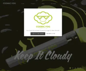 CosmicFogcannabis.com(Cosmic Fog Cannabis Co) Screenshot