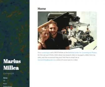Cosmicmar.com(Marius Millea) Screenshot