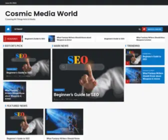 Cosmicmediaworld.com Screenshot