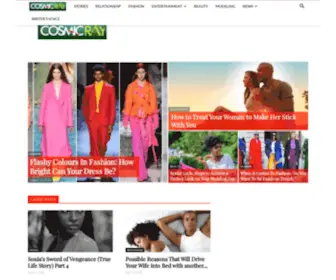 Cosmicrayintl.com(Top African Magazine) Screenshot