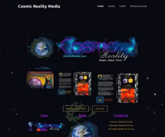 Cosmicreality.com(Cosmic Reality Media) Screenshot