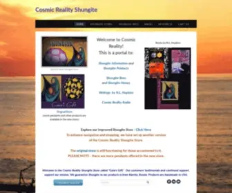Cosmicreality.net(Cosmic Reality Shungite Store) Screenshot