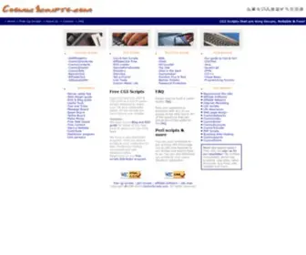 Cosmicscripts.com(Free CGI Scripts in Perl from) Screenshot