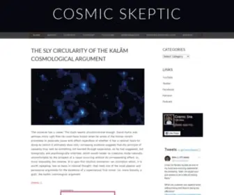 Cosmicskeptic.com(Cosmic Skeptic) Screenshot