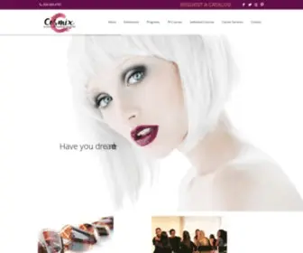 Cosmixinc.com(Makeup School) Screenshot