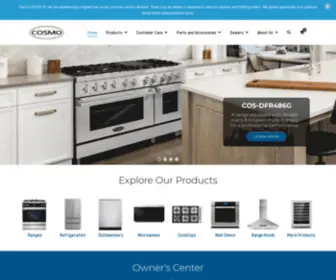 Cosmoappliances.com(Cosmo Appliances) Screenshot