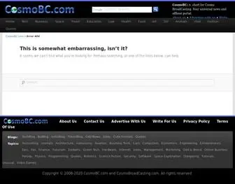 Cosmobc.com(Your Universal News and Offbeat Portal) Screenshot