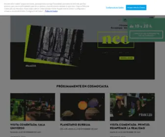 Cosmocaixa.org(Museo de Ciencia) Screenshot