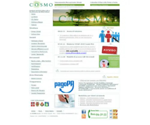 Cosmocasale.it(Cosmo S.p.A) Screenshot