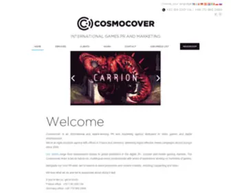 Cosmocover.com(The best PR agency for video games in Europe) Screenshot
