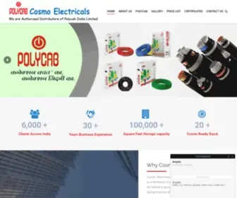 Cosmoelectricals.com(Cosmo Electricals) Screenshot