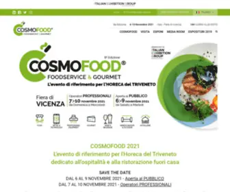 Cosmofood.it(Fiera gastronomica) Screenshot