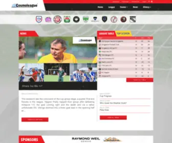 Cosmoleague.com(Database Exception) Screenshot