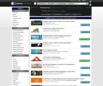 Cosmolearning.com(Your Free Online School) Screenshot