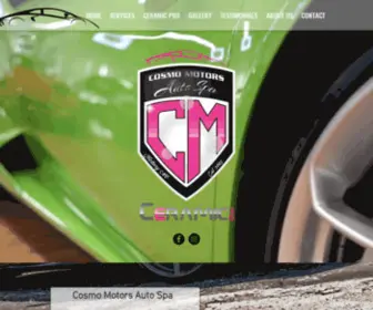 Cosmomotorsautospa.com(Cosmo Motors Auto Spa) Screenshot