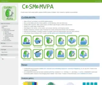 CosmomvPa.org(CoSMo Multivariate Pattern Analysis toolbox 1.0rc1 documentation) Screenshot