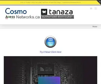 Cosmonetworks.ca(Wi-Fi that Works for Your Business) Screenshot