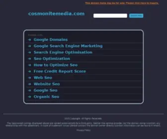 Cosmonitemedia.com(SCIAGE) Screenshot