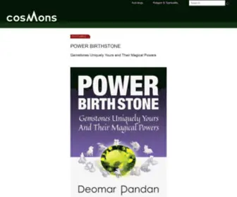 Cosmons.com(Shirts & Books) Screenshot