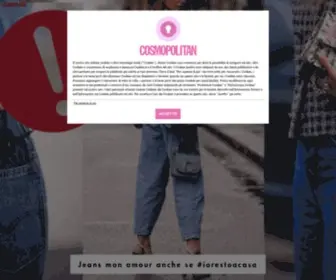Cosmopolitan.it(Home page) Screenshot