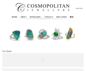 Cosmopolitanjewellers.com(Best Australian Opal & Pearl Jewellery store in Sydney) Screenshot