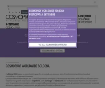 Cosmoprof.com(Cosmoprof Worldwide Bologna) Screenshot