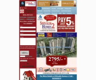 Cosmos-Shivalikhomes.com(Cosmos Shivalik Homes 2) Screenshot