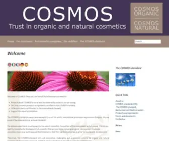 Cosmos-Standard.org(Discover the international consumer guarantee for organic and natural cosmetics that you can trust) Screenshot