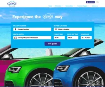 Cosmoscarrental.com(Rent a car Larnaca Airport) Screenshot