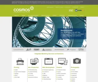 Cosmoscommunications.com(Digital and Offset Printing) Screenshot