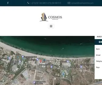 Cosmosimmo.com(Cosmos Immobiliere) Screenshot