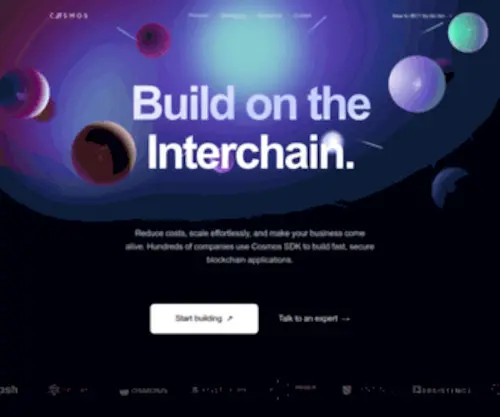 Cosmos.network(The internet of blockchains) Screenshot
