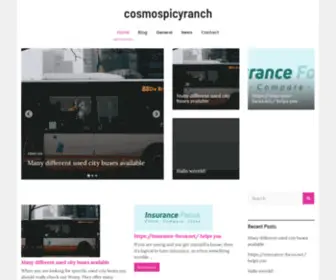 Cosmospicyranch.com(Home) Screenshot