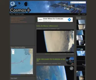 Cosmosplus.com(The wonders of the sky) Screenshot