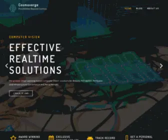 Cosmoverge.com(Possibilities Beyond Cosmos) Screenshot